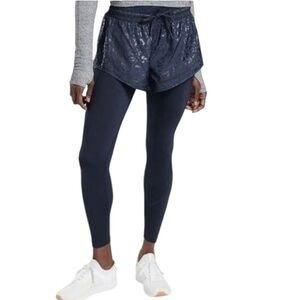 Athleta Rainier 2 in 1 Tight  Women's Size L  High Rise Water Repellent Workout